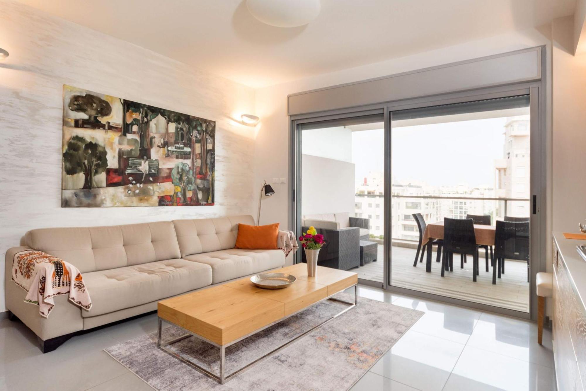 Urban Gem With Outdoor Lounge By Sea N' Rent Apartment Tel Aviv Ngoại thất bức ảnh